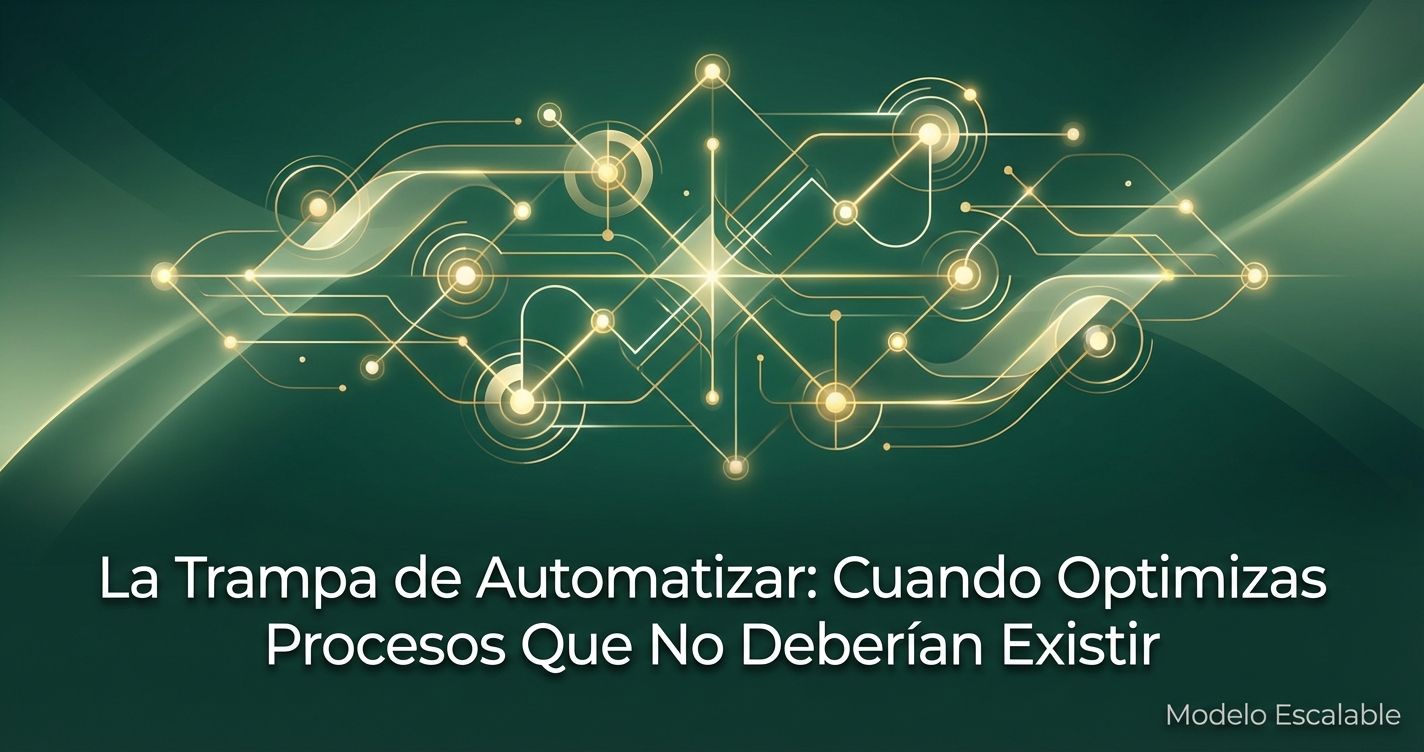 La Trampa de Automatizar: Cuando Optimizas Procesos Que No Deberían Existir