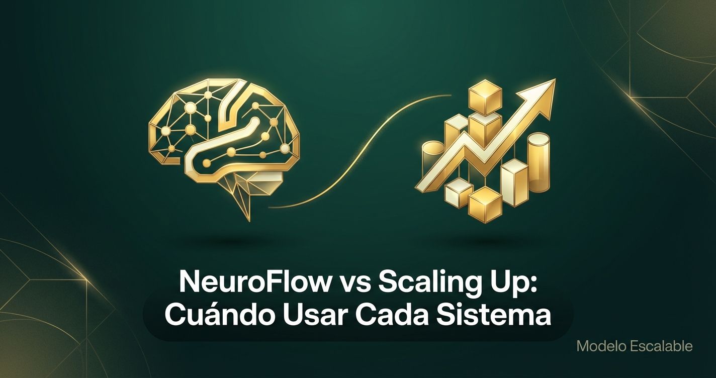 NeuroFlow vs Scaling Up: Cuándo Usar Cada Sistema