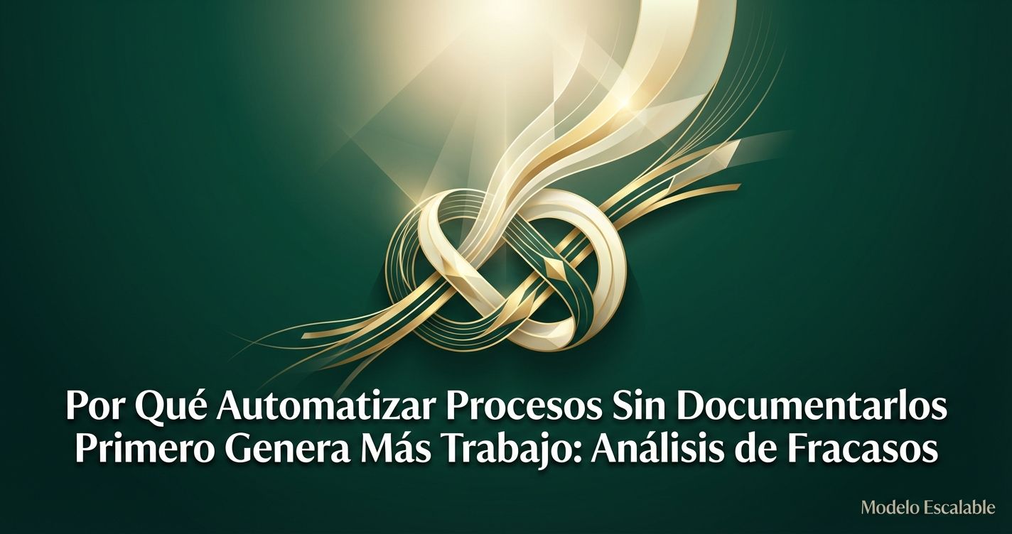 Por Qué Automatizar Procesos Sin Documentarlos Primero Genera Más Trabajo: Análisis de Fracasos