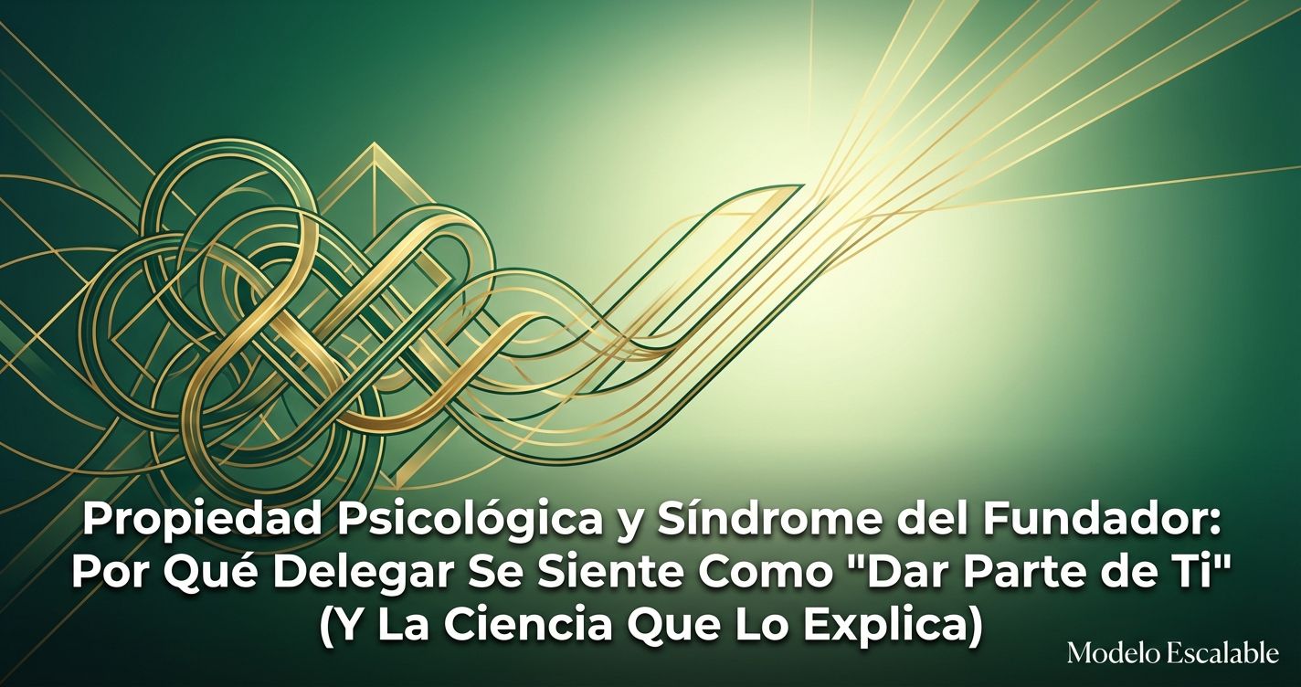 Propiedad Psicológica y Síndrome del Fundador: Por Qué Delegar Se Siente Como "Dar Parte de Ti" (Y La Ciencia Que Lo Explica)